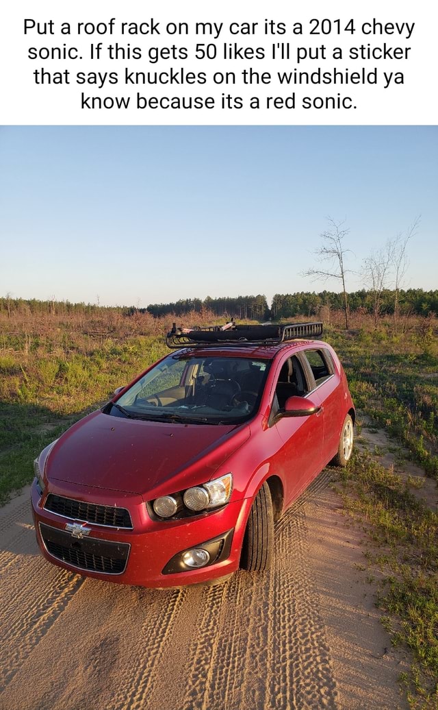 Chevy sonic roof online rack