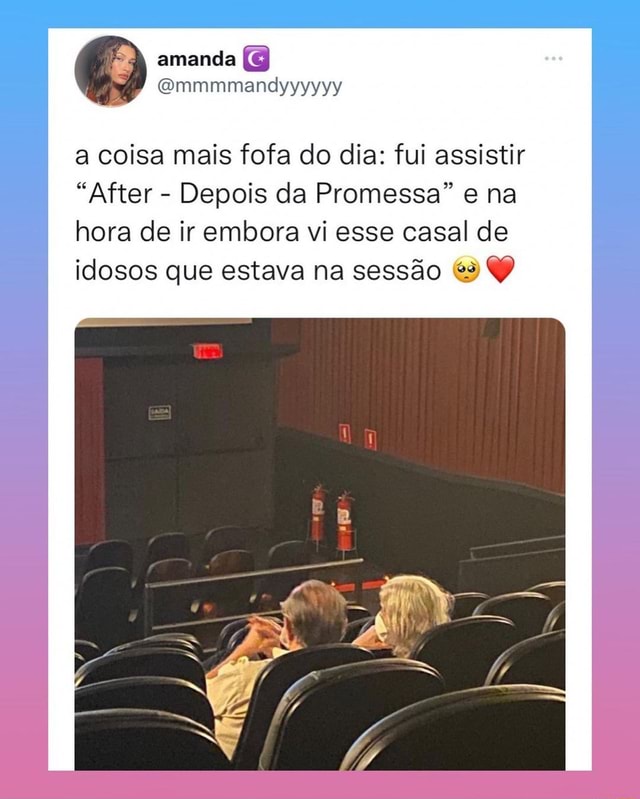 A Meta Essa Hahaha After Depois Da Promessa Estreia Hoje Em Todos Os Cinemas Do Brasil