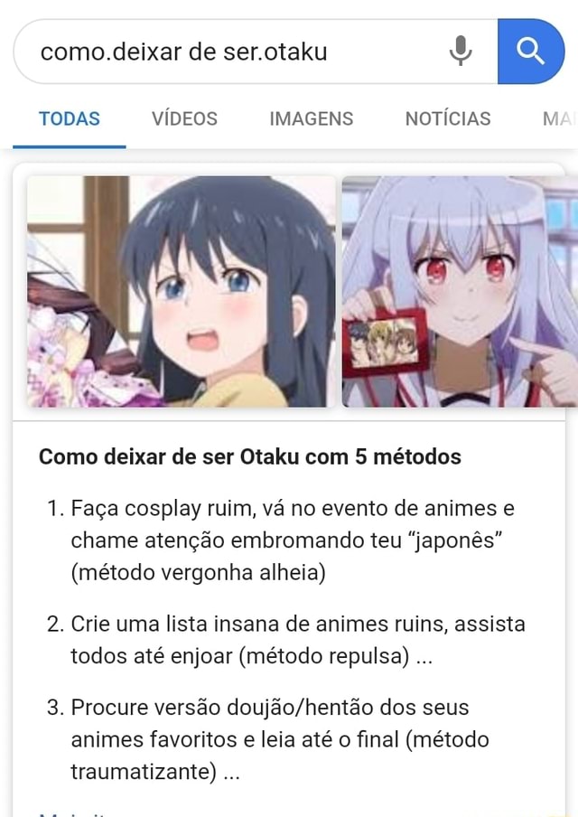 Deixa a galera ser otaku : r/brasil