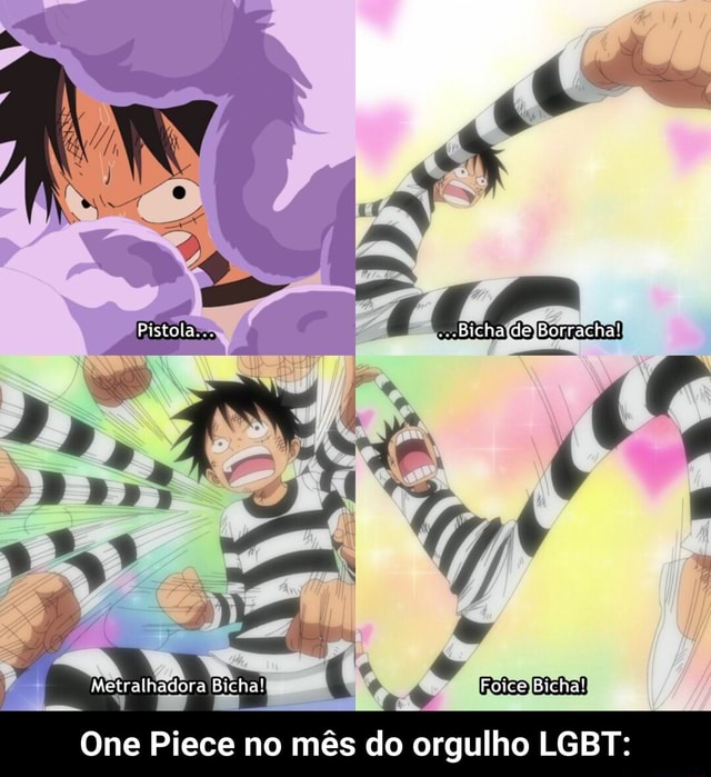 AS CORES DA ROUPA DO LUFFY, IGUAIS A DE UMA BORRACHA KKKKKK MUITO BOM -  iFunny Brazil