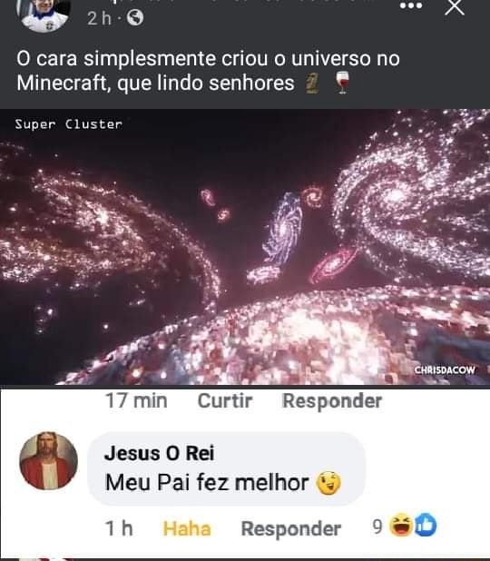 r constrói Universo em Minecraft