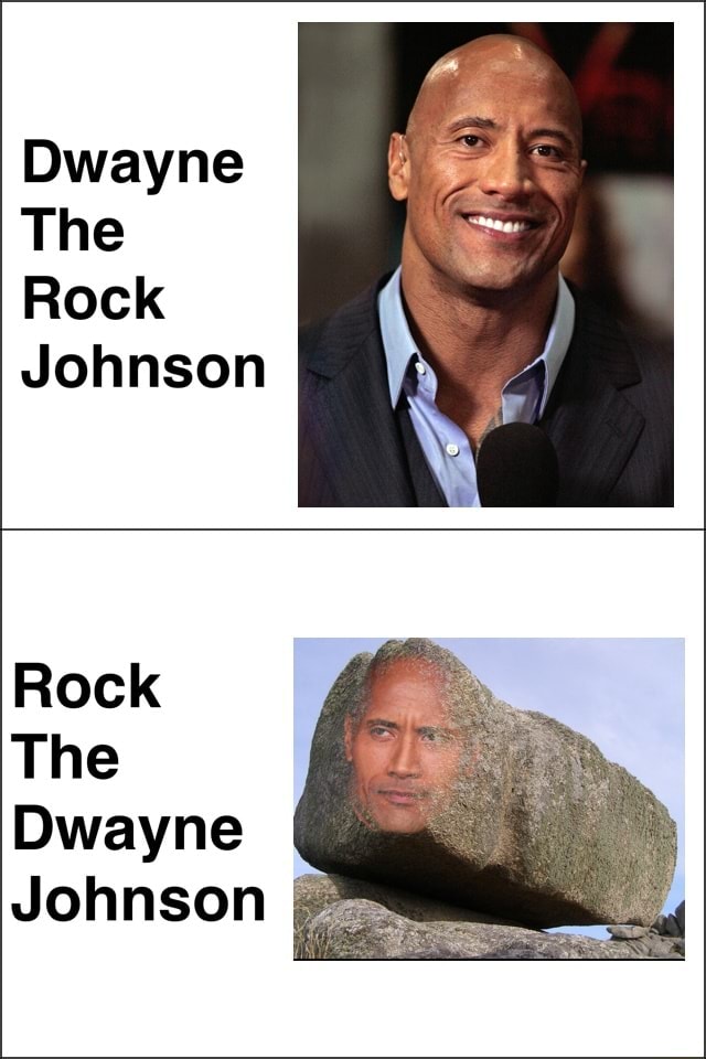 Dwayne Johnson e The Rock fazem aniversário no mesmo dia! Ambos nasceram em  2 de maio de 1972. IMPOSSÍVEL. - iFunny Brazil