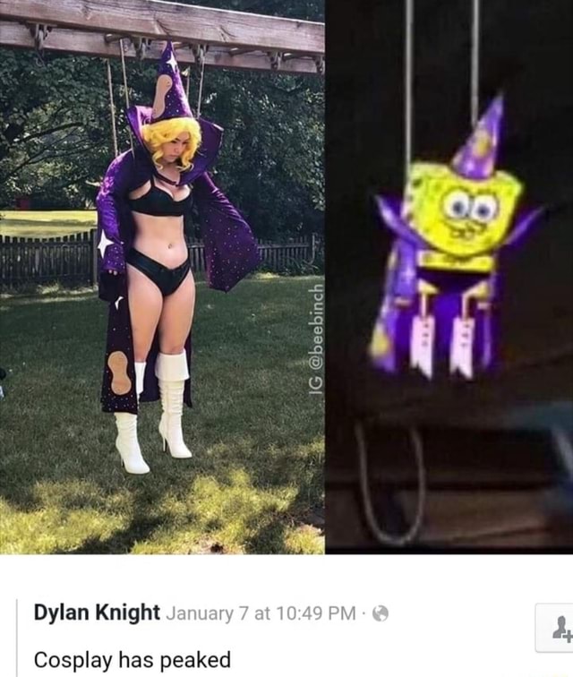 IG beebinch Dylan Knight January 7 at PM Cosplay has peaked