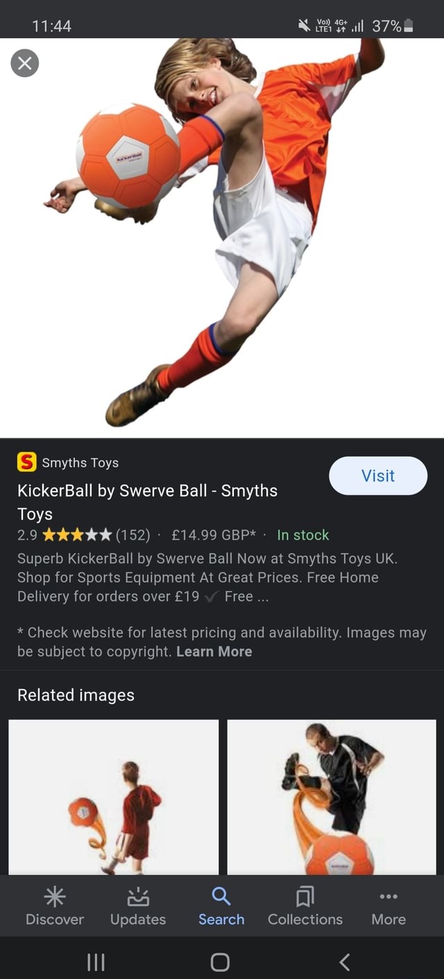 KickerBall by Swerve Ball - Smyths Toys 