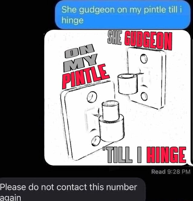 She gudgeon on my pintle till hinge Read Please do not contact this ...