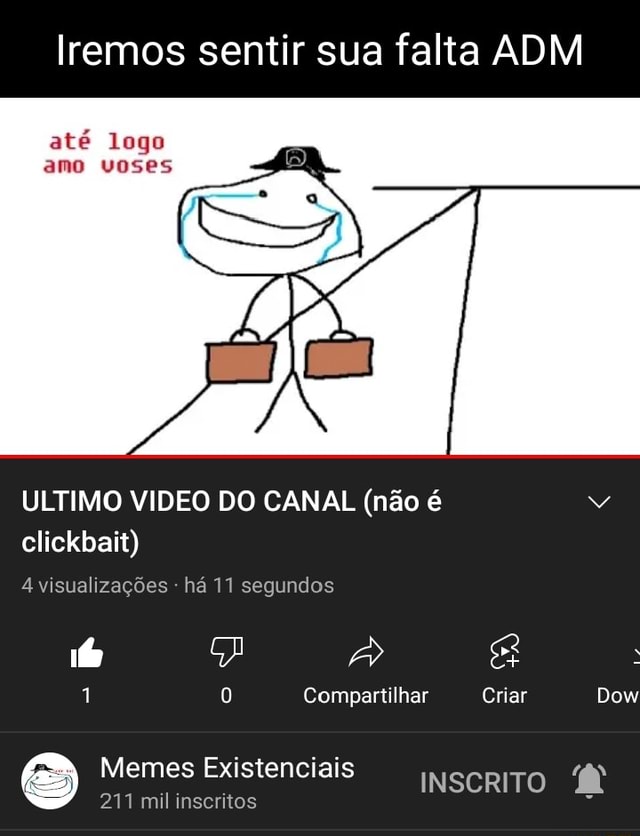 Experiência Flamino 752 mil inscritos INSCREVER-SE Comentários 4,9 mil Se  Jesus mandou não entrar na deep web, quem sou eu, vou passar é longe kkkkk  - iFunny Brazil