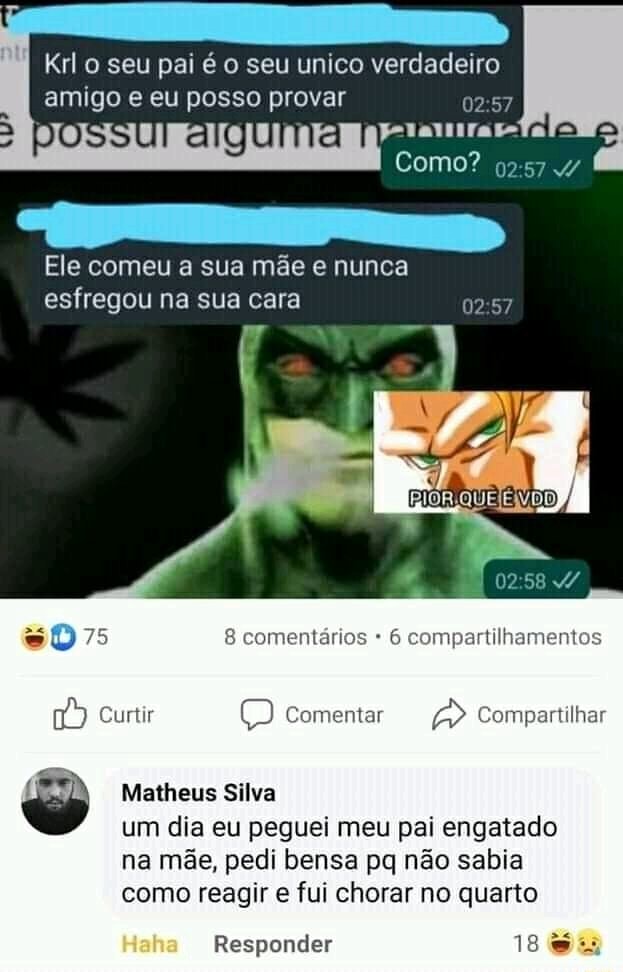 SOMBRA BRANCA aderir 211 comentários o Macetava leuckfelipe QUE ISSO MEU  FILHO CALMA - QUE ISSO MEU FILHO CALMA - iFunny Brazil