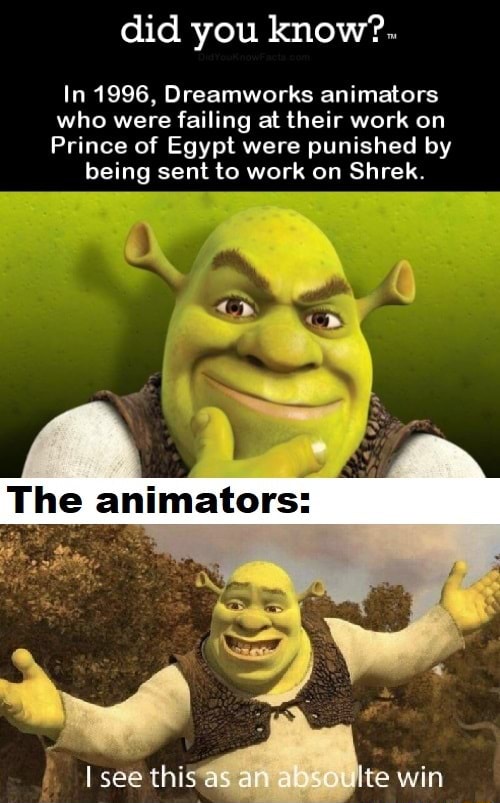 When DreamWorks punished animators by making them work on 'Shrek