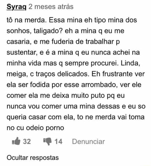 Minha tag pessoal ou não vai se fuder deporei 2 anos pra fazer