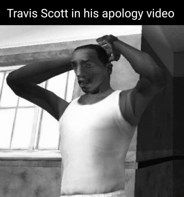 Travis Scott's Apology Video