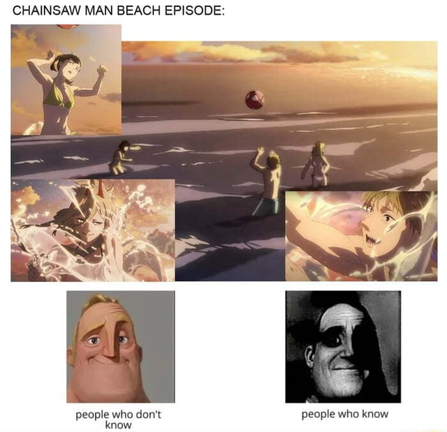 Beach episodes in Chainsaw Man : r/ChainsawMan