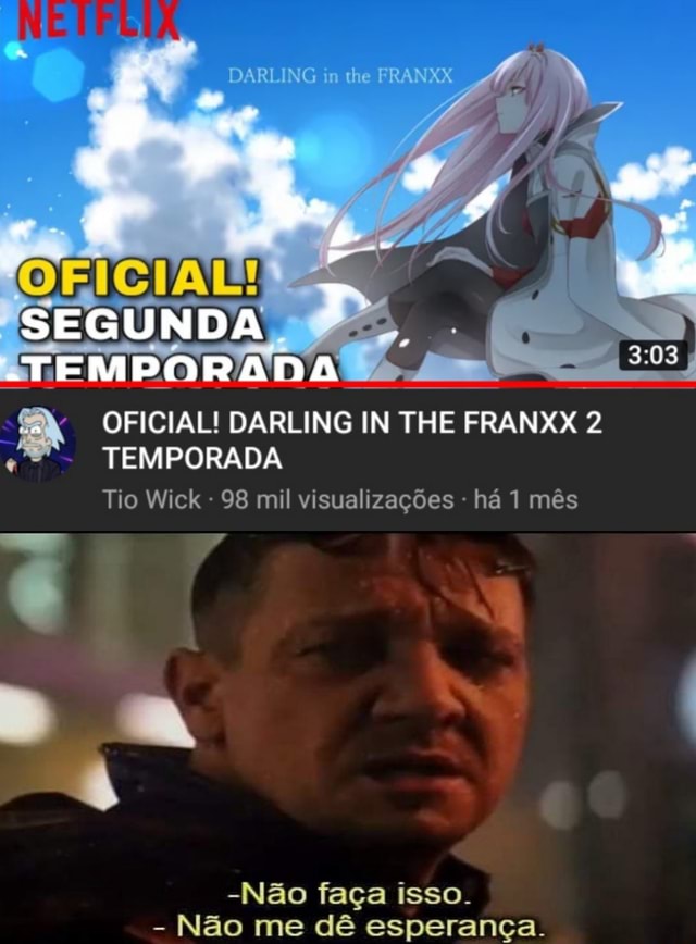 PORQUE DARLING IN THE FRANXX NÃO VAI TER 2° TEMPORADA?? 