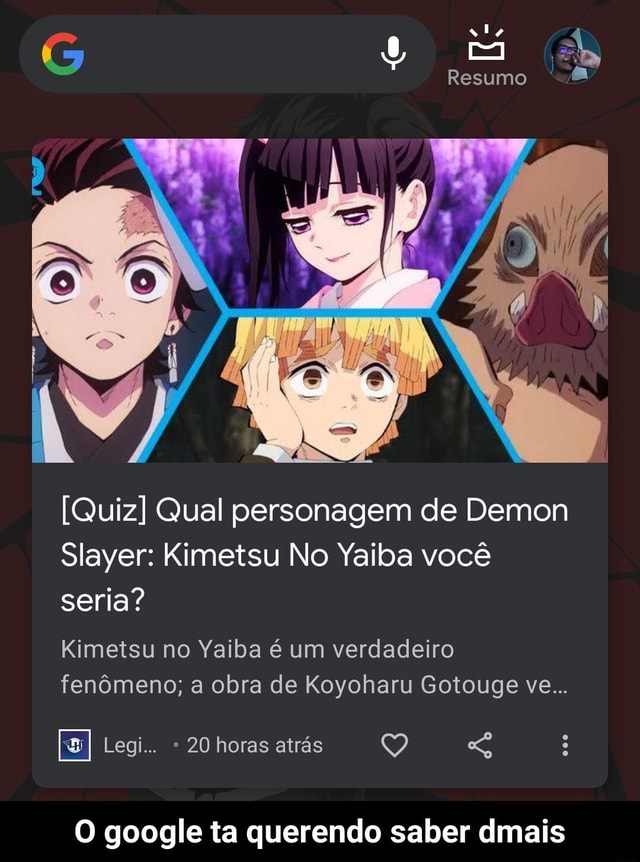 Você sabe tudo sobre kimetsu no yaiba?