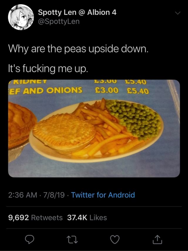 Why are the peas upside down. iFunny Brazil