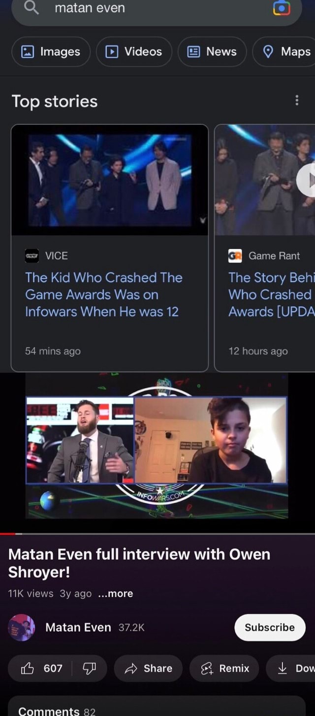 Who was that kid who crashed The Game Awards?