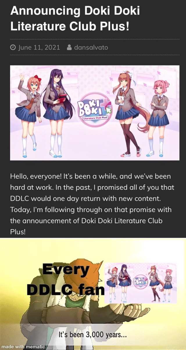 Doki Doki Literature Club Plus! (2021)