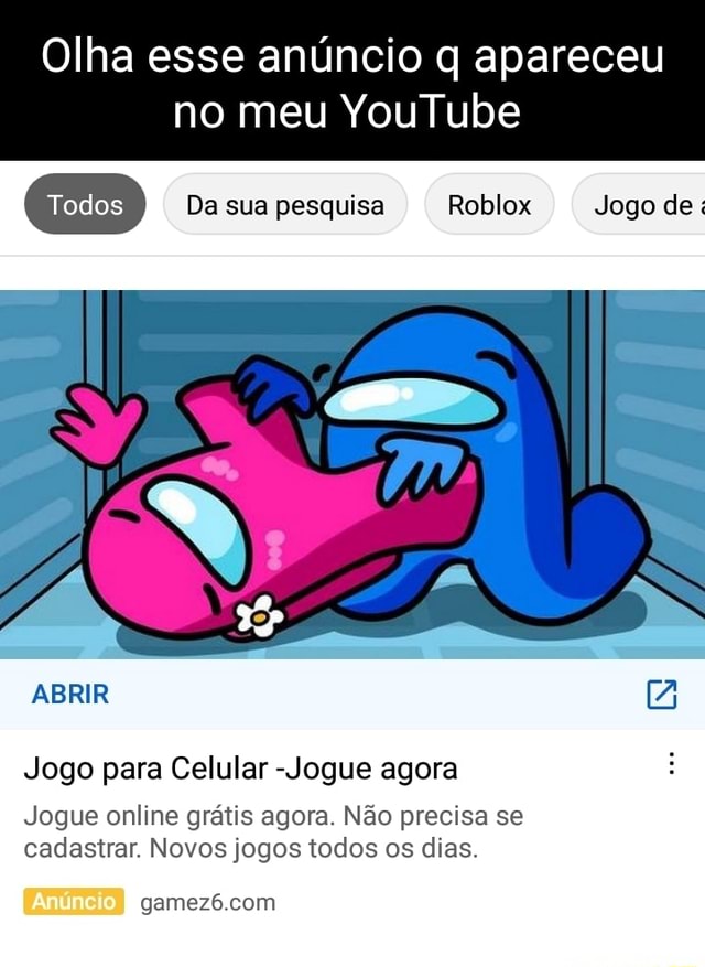 Olha esse anúncio q apareceu no meu  Todos Da sua pesquisa