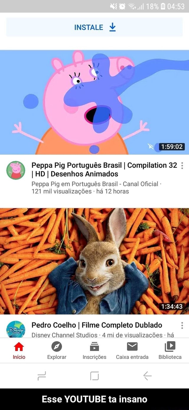 Peppa Pig Português Brasil, Compilation 4, HD