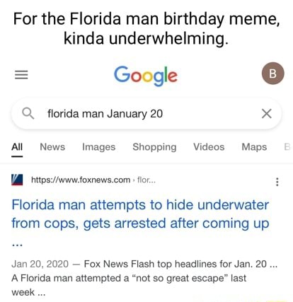 Craziest Florida Man Headlines: The Reason for the Meme's