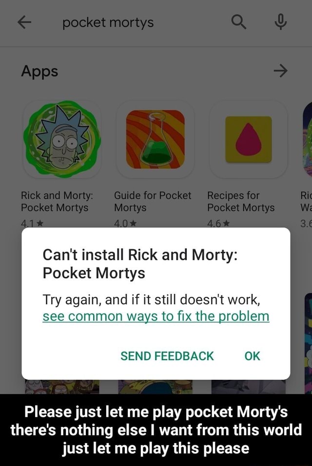 Rick and Morty: Pocket Mortys - Apps on Google Play