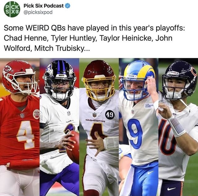 Pick Six Podcast picksixpod Some WEIRD QBs have played in this