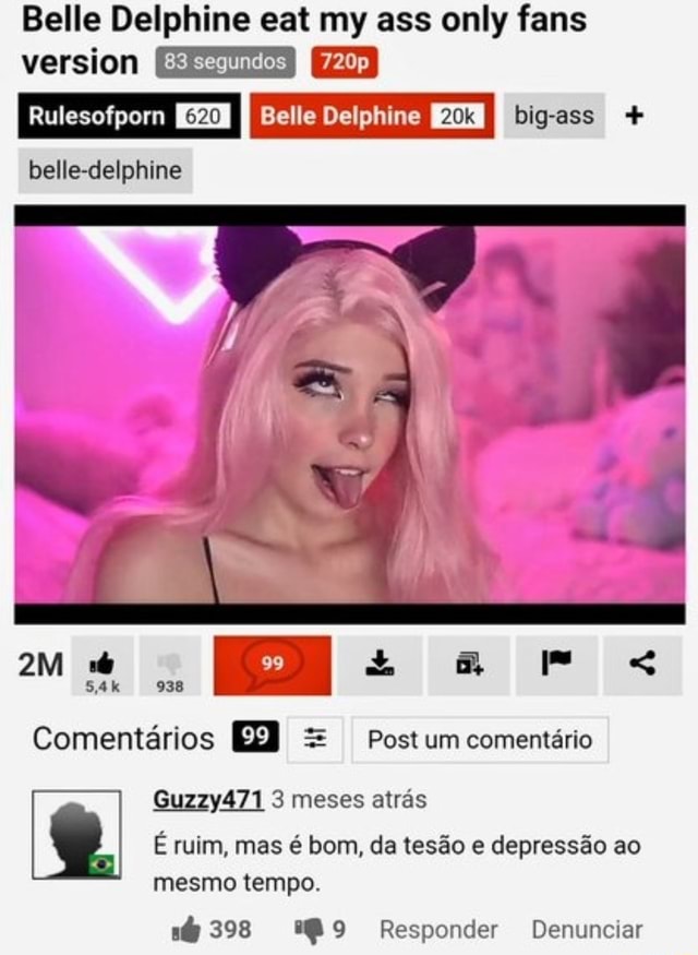 Belle Delphine Eat My Ass Only Fans Rulesofporn [ezi] I Belle Delphine Version Belle Delphine Mn