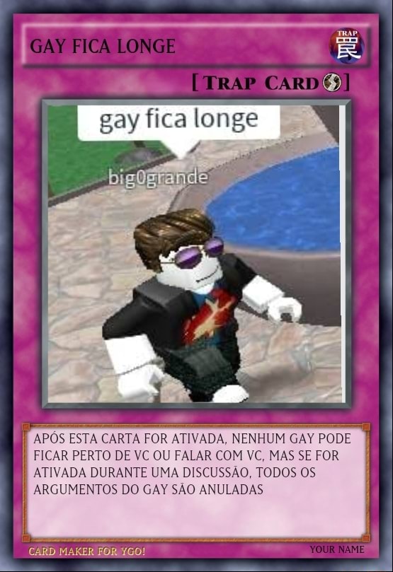 O segundo que comentar é gay ( se ele tiver uma carta reverse o primeiro  vai ser o gay ) - Meme by UzaP :) Memedroid