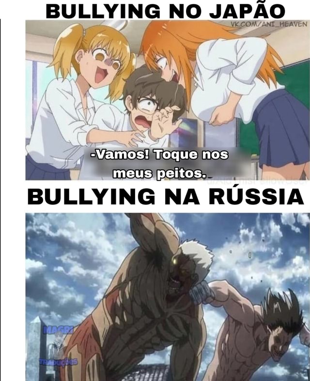 Personagens de anime que sofreriam bullying se fossem brasileiros: Kaga  Kouko Kurapika Kunimi Shana Senku Ku - iFunny Brazil