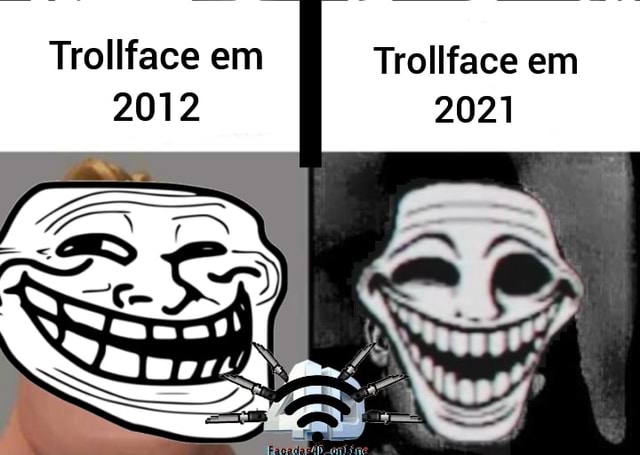 Base de meme do trollface triste - iFunny Brazil