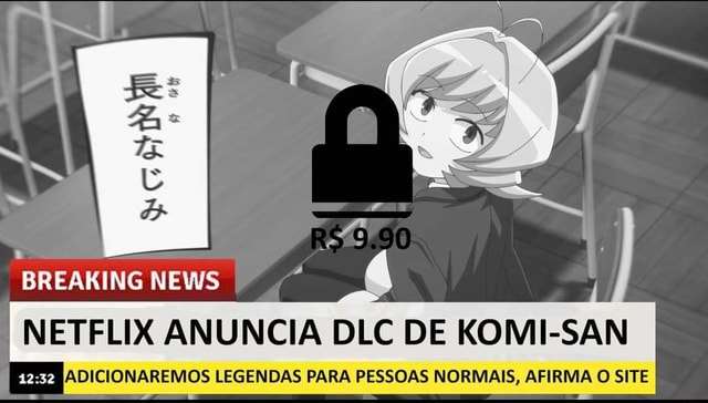 Nos animes online o anime da komi sam n está com pronome neutro É o  uniforme do nosso colégio. - iFunny Brazil