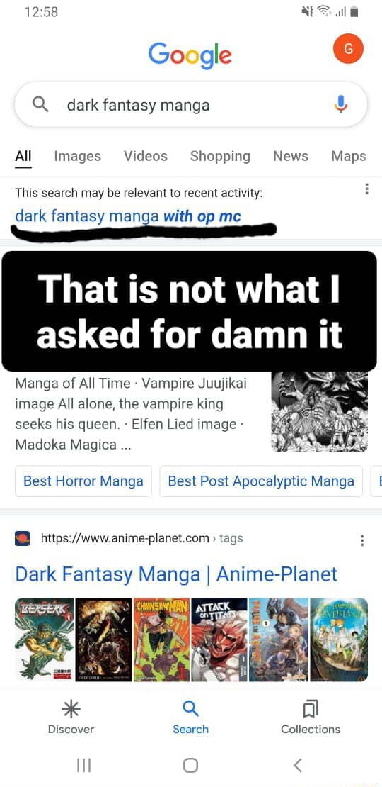 Google dark fantasy manga All Images Videos Shopping News Maps This ...