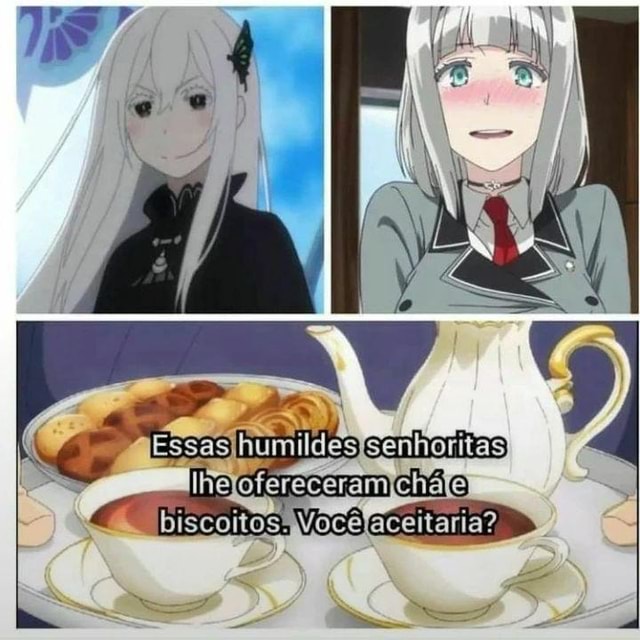 Me diz Senpai, você quer tanto assim comer da minha comida? Anime: I