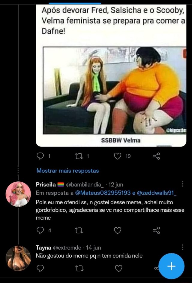 A velma ainda quer a salsicha do salsicha - Meme by Rom1234 :) Memedroid