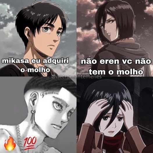 Tatchii (Mikko) on X: Se isso não fizer vocês verem Shingeki no