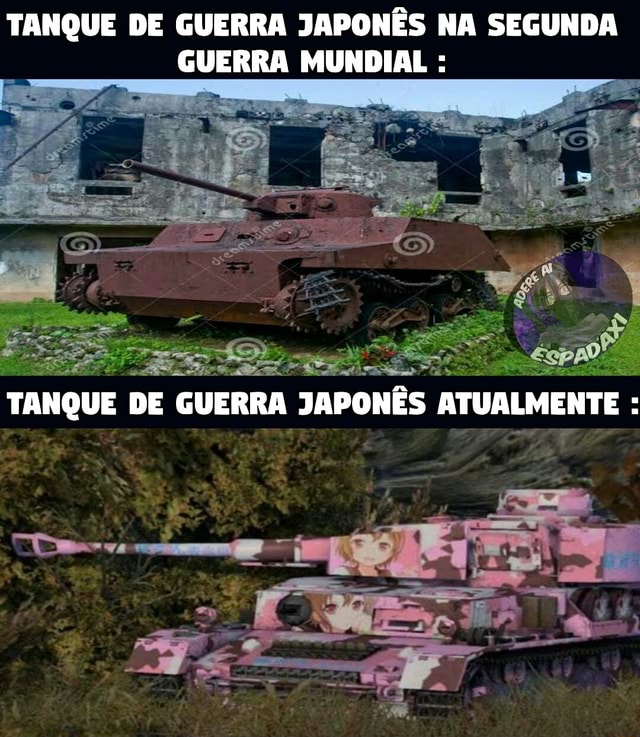 UM ANIME SOBRE TANQUES DE GUERRA 