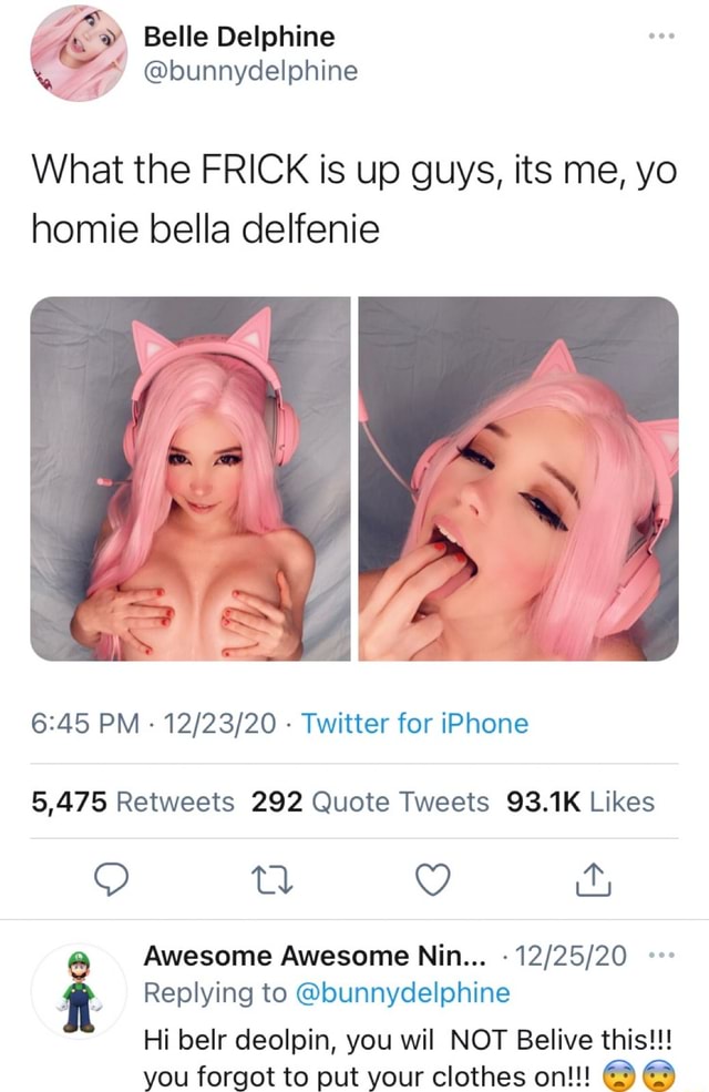 So. it's safe to say people don't exactly *appreciate* Belle Delphine  wearing Teddy Fresh. How do you guys feel on this one? : r/h3h3productions