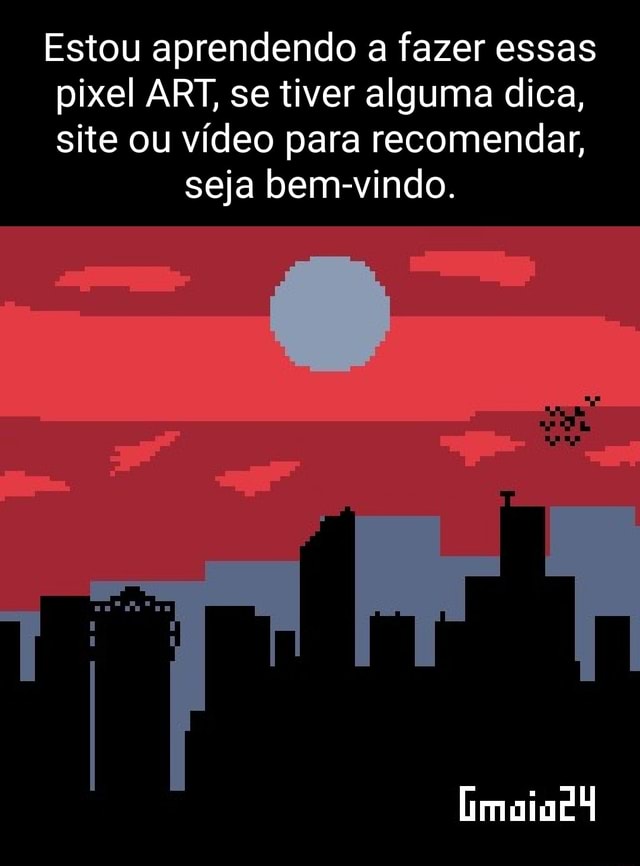 Tentando fazer pixel art até aprender Dia 2 boneco de palito - iFunny Brazil