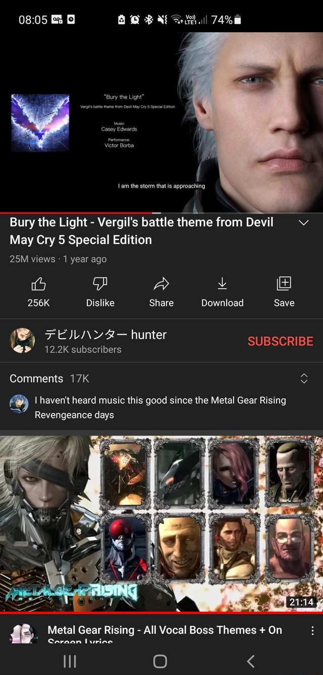 DMC5 Vergil Theme, Bury the Light Extended - Casey Edwards