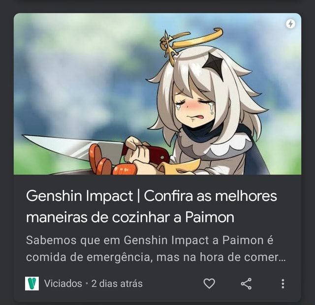 Genshin Impact - Paimon está convidando você a dar uma