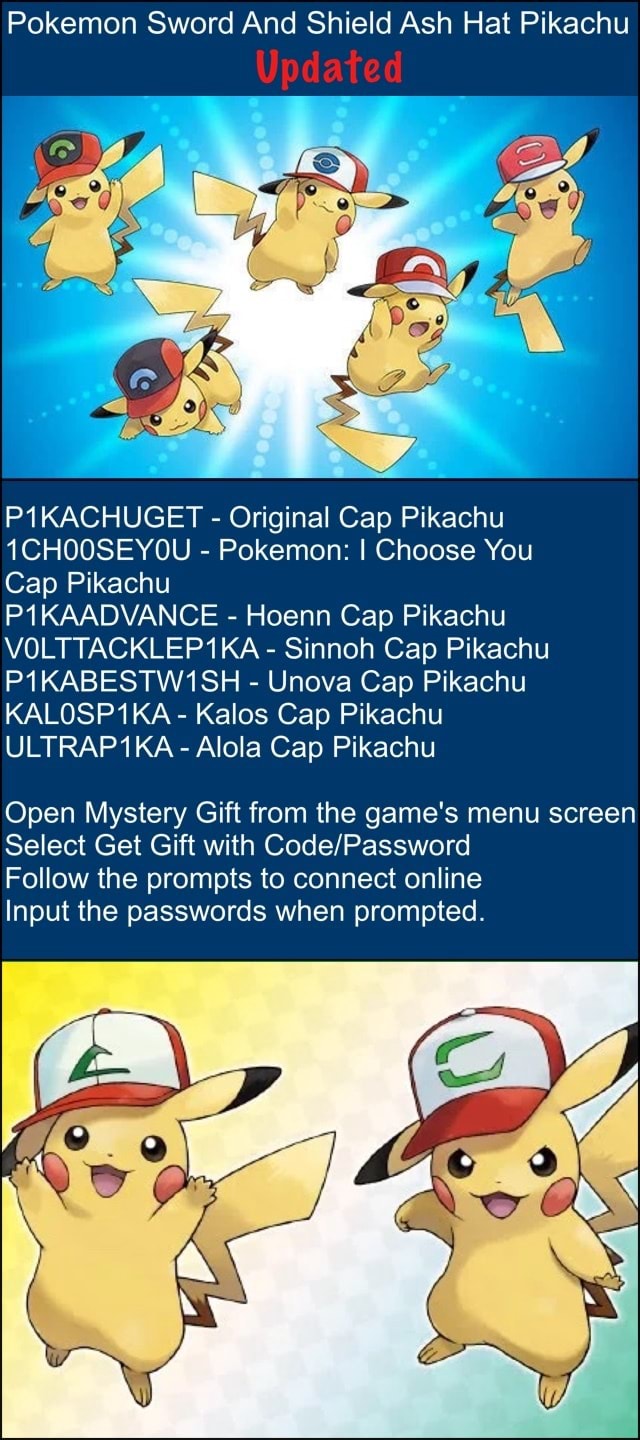 Ash Cap Pikachu - Original, Hoenn, Sinnoh, Unova, Kalos, Alola, Partner,  World - PokeFlash