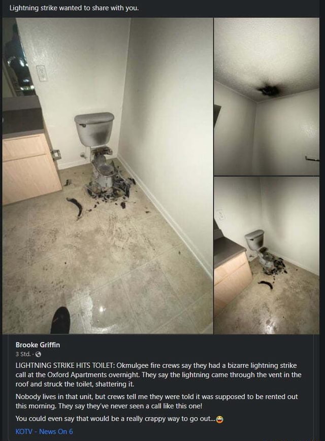 Lightning strike wanted to share with you. Brooke Griffin 3Std