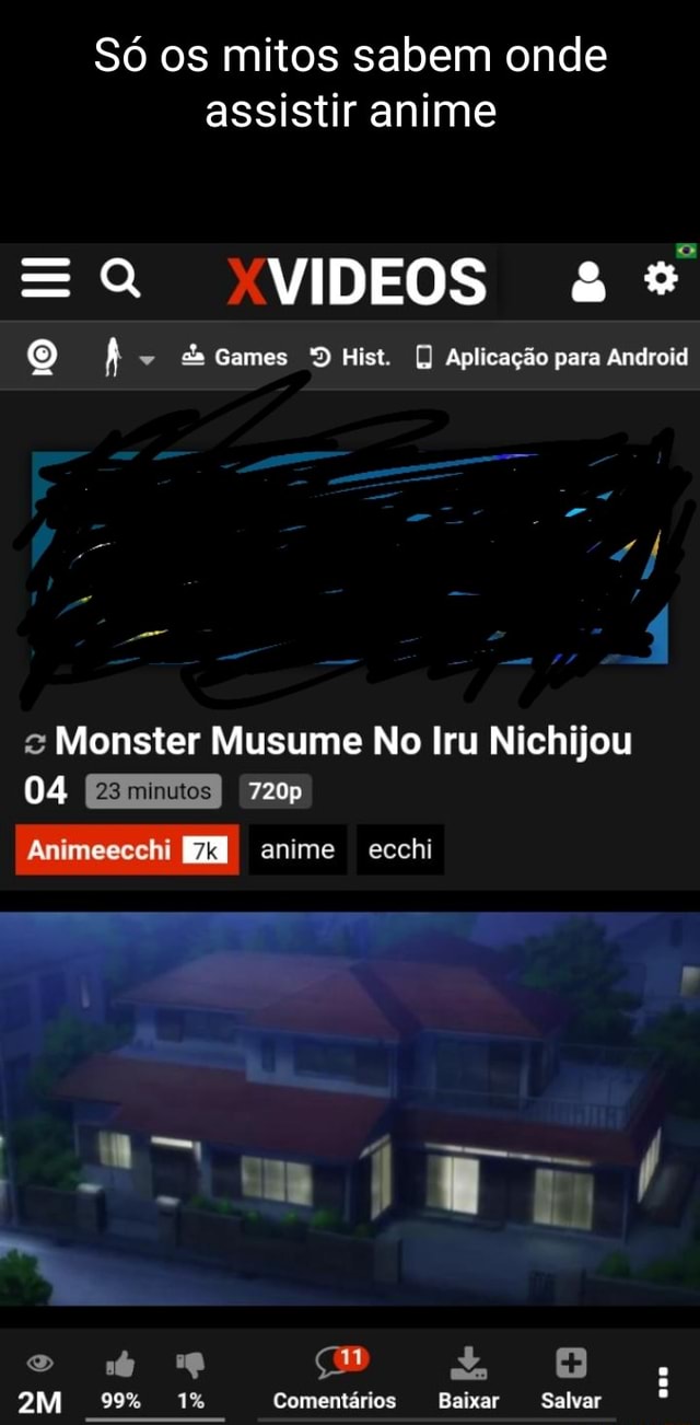 Só os mitos sabem onde assistir anime = XVIDEOS es > Games D Hist Aplicação  para Android Monster Musume No Iru Nichijou 04 720p Animeecchi anime ecchi  RA 9% 1% Comentários Baixar Salvar - iFunny Brazil