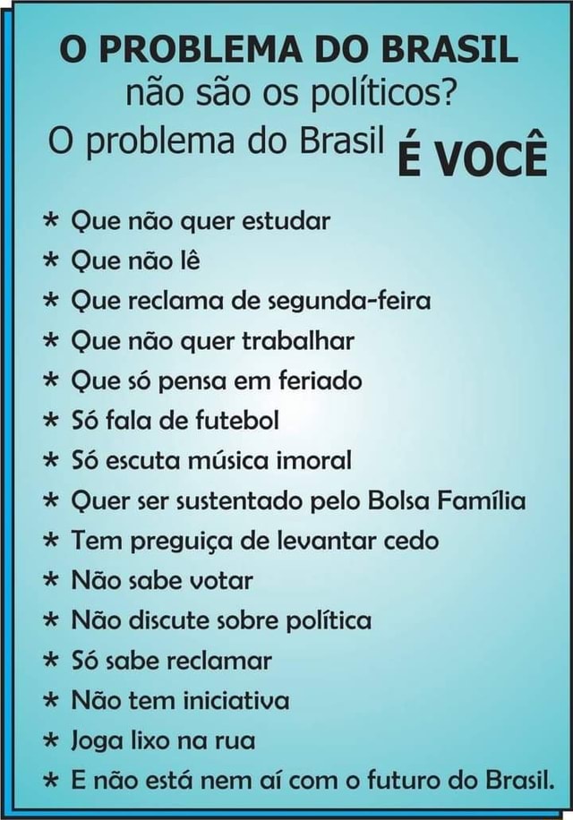 O que vcs pensam sobre isso? : r/brasil