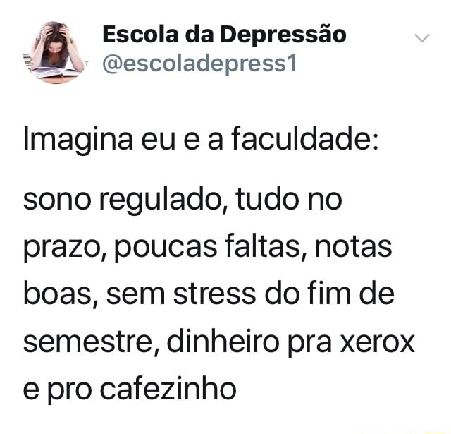 Siga: @escoladadepressao on X: Agora sim eu concluo os estudos!!!   / X