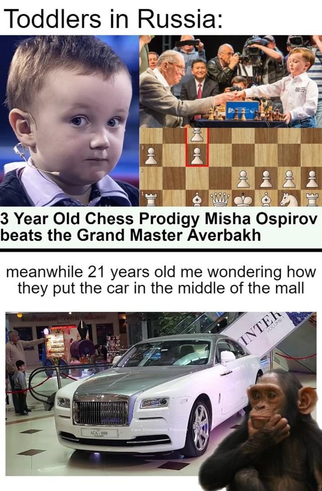 Cutest 3-Year-Old Chess Prodigy Plays World Champion!