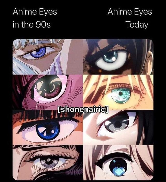 Anime on X: 90s anime eyes.  / X