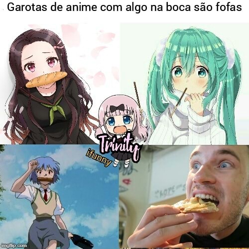 Garotas de anime com algo na boca são fofas - iFunny Brazil
