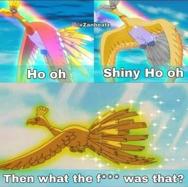 Lucky Shiny Ho-oh looks so majestic! - 9GAG