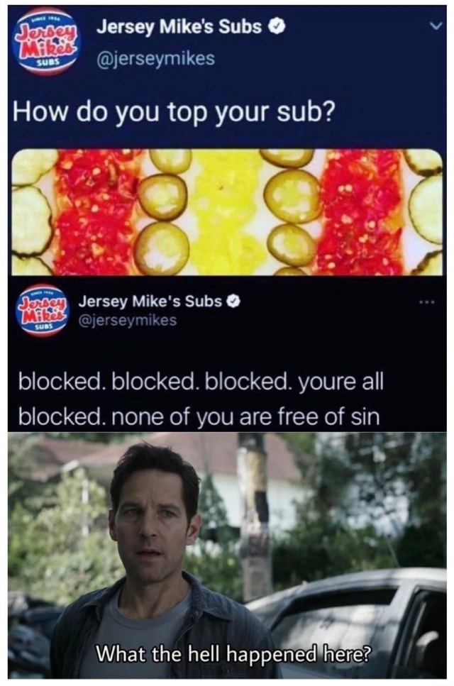 OC) I replaced some words on jersey mike's sub house's “stance” to make it  funny : r/memes