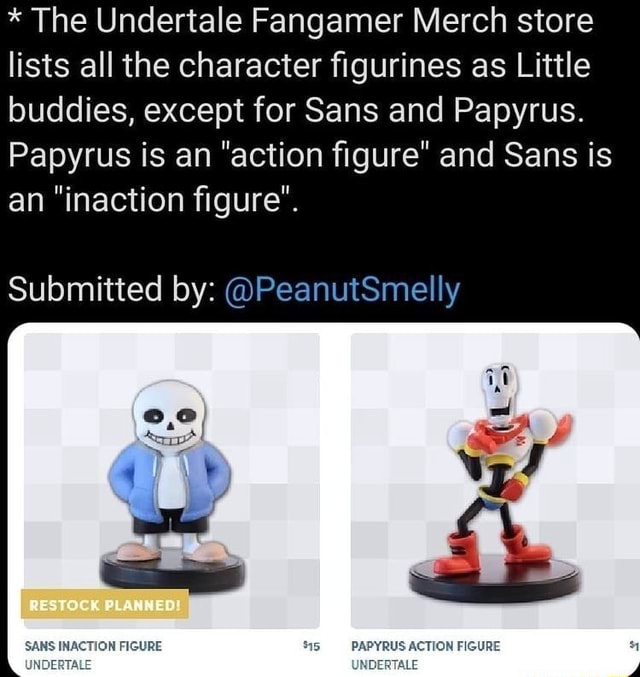 Sans Inaction Figure